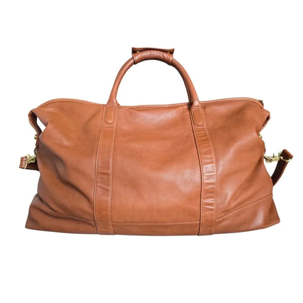 Vintage Coach Cabin Bag Large no. 503 in British Tan Made in Mexico VGUC